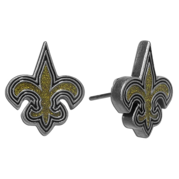 NFL - New Orleans Saints Stud Earrings-Jewelry & Accessories,Earrings,Stud Earrings,NFL Stud Earrings-JadeMoghul Inc.