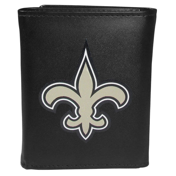 NFL - New Orleans Saints Tri-fold Wallet Large Logo-Wallets & Checkbook Covers,NFL Wallets,New Orleans Saints Wallets-JadeMoghul Inc.