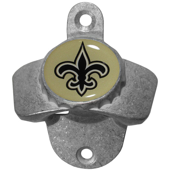NFL - New Orleans Saints Wall Mounted Bottle Opener-Home & Office,Wall Mounted Bottle Openers,NFL Wall Mounted Bottle Openers-JadeMoghul Inc.