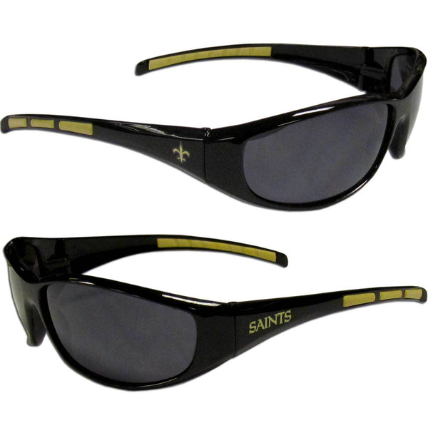 NFL - New Orleans Saints Wrap Sunglasses-Sunglasses, Eyewear & Accessories,Sunglasses,Wrap Sunglasses,NFL Wrap Sunglasses-JadeMoghul Inc.