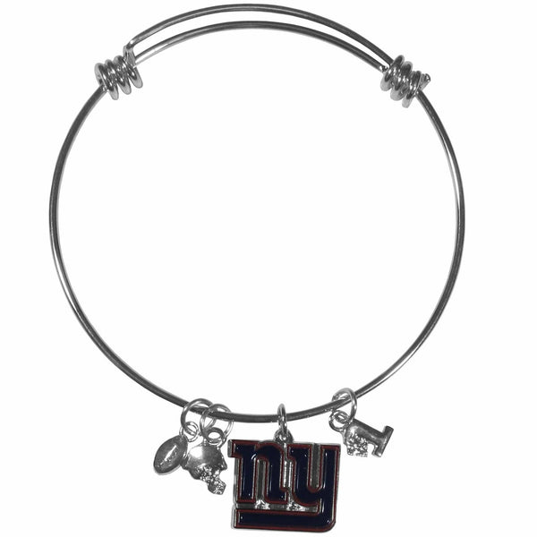 NFL - New York Giants Charm Bangle Bracelet-Jewelry & Accessories,Bracelets,Charm Bangle Bracelets,NFL Charm Bangle Bracelets-JadeMoghul Inc.