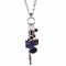 NFL - New York Giants Cluster Necklace-Jewelry & Accessories,NFL Jewelry,NFL Necklaces,Cluster Necklaces-JadeMoghul Inc.