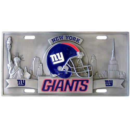 NFL - New York Giants Collector's License Plate-Automotive Accessories,License Plates,Collector's License Plates,NFL Collector's License Plates-JadeMoghul Inc.