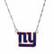 NFL - New York Giants Crystal Logo Necklace-Jewelry & Accessories,NFL Jewelry,NFL Necklaces,Crystal Logo Necklaces-JadeMoghul Inc.