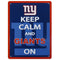 NFL - New York Giants Keep Calm Sign-Home & Office,Wall Sign,NFL Wall Sign-JadeMoghul Inc.