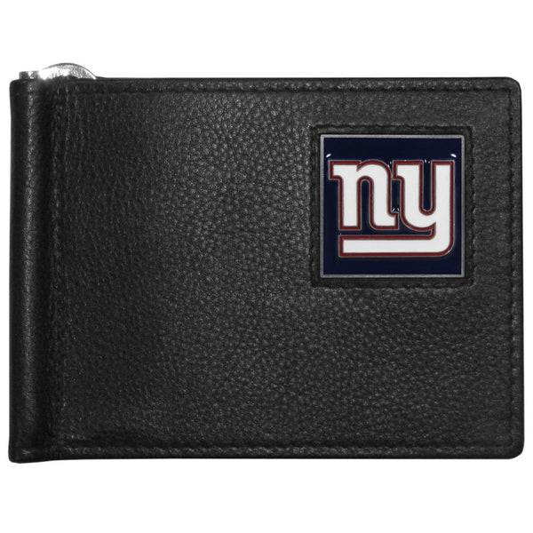 NFL - New York Giants Leather Bill Clip Wallet-Wallets & Checkbook Covers,Bill Clip Wallets,NFL Bill Clip Wallets-JadeMoghul Inc.