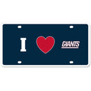 NFL - New York Giants Styrene License Plate-Automotive Accessories,License Plates,Styrene License Plates,NFL Styrene License Plates-JadeMoghul Inc.