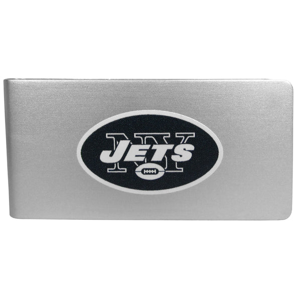NFL - New York Jets Logo Money Clip-Wallets & Checkbook Covers,NFL Wallets,New York Jets Wallets-JadeMoghul Inc.