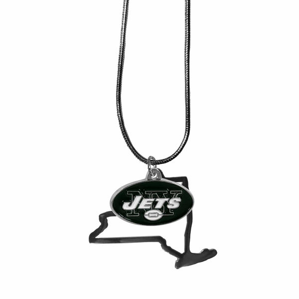 NFL - New York Jets State Charm Necklace-Jewelry & Accessories,Necklaces,State Charm Necklaces,NFL State Charm Necklaces-JadeMoghul Inc.