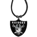 NFL - Oakland Raiders Cord Necklace-Jewelry & Accessories,Necklaces,Cord Necklaces,NFL Cord Necklaces-JadeMoghul Inc.