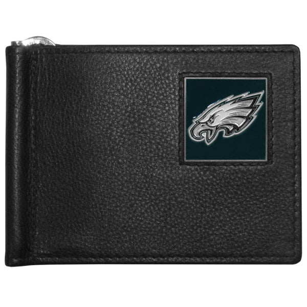 NFL - Philadelphia Eagles Leather Bill Clip Wallet-Wallets & Checkbook Covers,Bill Clip Wallets,NFL Bill Clip Wallets-JadeMoghul Inc.