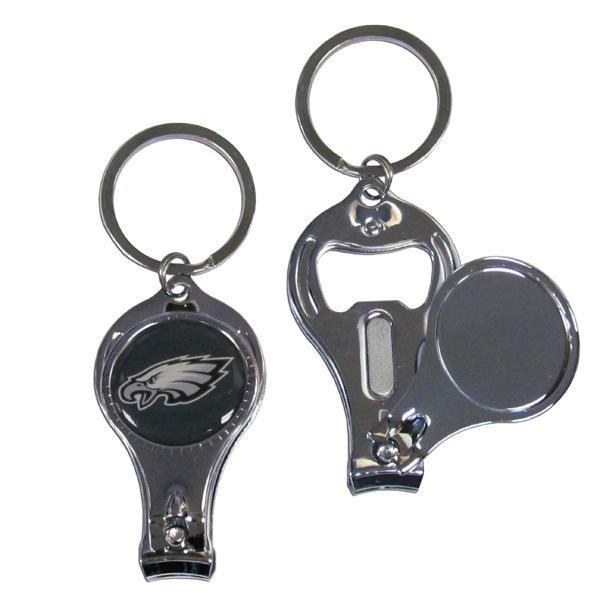 NFL - Philadelphia Eagles Nail Care/Bottle Opener Key Chain-Key Chains,3 in 1 Key Chains,NFL 3 in 1 Key Chains-JadeMoghul Inc.