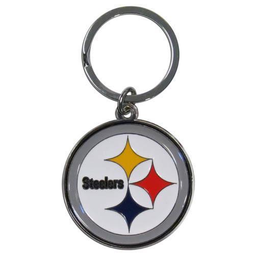NFL - Pittsburgh Steelers Enameled Key Chain-Key Chains,Chrome and Enameled Key Chains,NFL Chrome and Enameled Key Chains-JadeMoghul Inc.
