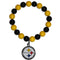 NFL - Pittsburgh Steelers Fan Bead Bracelet-Jewelry & Accessories,Bracelets,Fan Bead Bracelets,NFL Fan Bead Bracelets-JadeMoghul Inc.