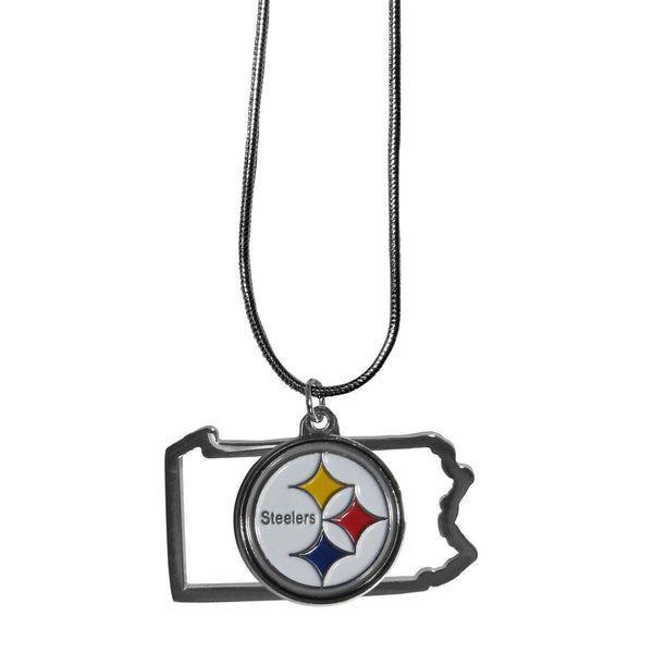 NFL - Pittsburgh Steelers State Charm Necklace-Jewelry & Accessories,Necklaces,State Charm Necklaces,NFL State Charm Necklaces-JadeMoghul Inc.