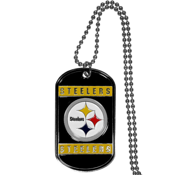 NFL - Pittsburgh Steelers Tag Necklace-Jewelry & Accessories,Necklaces,Tag Necklaces,NFL Tag Necklaces-JadeMoghul Inc.