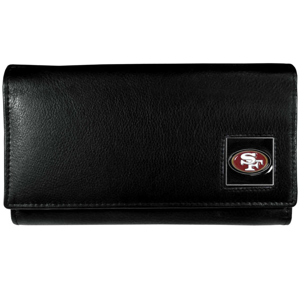 NFL - San Francisco 49ers Leather Women's Wallet-Wallets & Checkbook Covers,Women's Wallets,NFL Women's Wallets-JadeMoghul Inc.