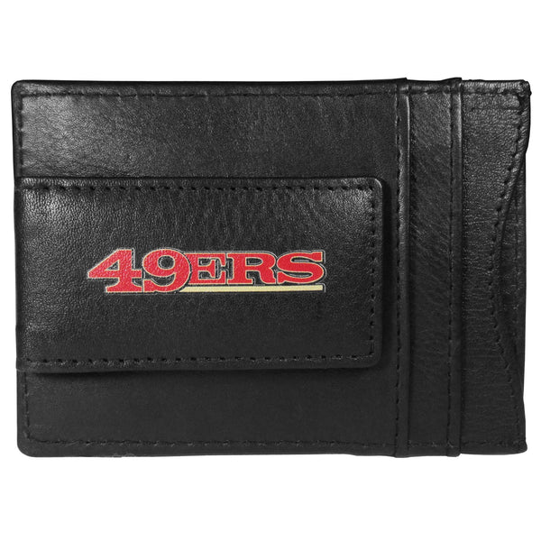 NFL - San Francisco 49ers Logo Leather Cash and Cardholder-Wallets & Checkbook Covers,NFL Wallets,San Francisco 49ers Wallets-JadeMoghul Inc.