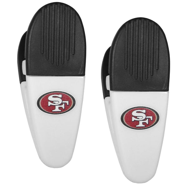 NFL - San Francisco 49ers Mini Chip Clip Magnets, 2 pk-Other Cool Stuff,NFL Other Cool Stuff,San Francisco 49ers Other Cool Stuff-JadeMoghul Inc.