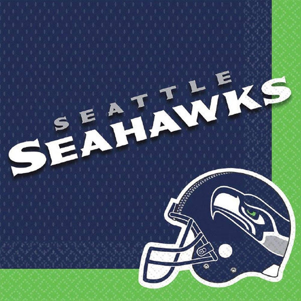 NFL Seattle Seahawks Luncheon Napkins [16 pack]-Toys-JadeMoghul Inc.