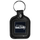 NFL - Seattle Seahawks Square Leatherette Key Chain-Key Chains,Leatherette Key Chains,NFL Leatherette Key Chains-JadeMoghul Inc.