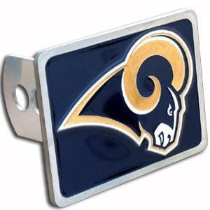 NFL - St. Louis Rams Hitch Cover Class II and Class III Metal Plugs-Automotive Accessories,Hitch Covers,Cast Metal Hitch Covers Class II & III,NFL Cast Metal Hitch Covers Class II & III-JadeMoghul Inc.
