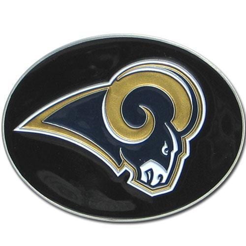 NFL - St. Louis Rams Logo Belt Buckle-Jewelry & Accessories,Belt Buckles,Sports Buckles,Logo Belt Buckles,NFL Logo Belt Buckles-JadeMoghul Inc.