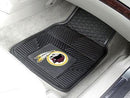 Custom Car Mats NFL Washington Redskins 2-pc Vinyl Front Car Mats 17"x27"
