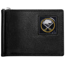 NHL - Buffalo Sabres Leather Bill Clip Wallet-Wallets & Checkbook Covers,Bill Clip Wallets,NHL Bill Clip Wallets-JadeMoghul Inc.