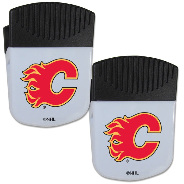 NHL - Calgary Flames Chip Clip Magnet with Bottle Opener, 2 pack-Other Cool Stuff,NHL Other Cool Stuff,Calgary Flames Other Cool Stuff-JadeMoghul Inc.