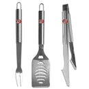 NHL - Carolina Hurricanes 3 pc Stainless Steel BBQ Set-Tailgating & BBQ Accessories,BBQ Tools,3 pc Steel Tool SetNHL 3 pc Steel Tool Set-JadeMoghul Inc.