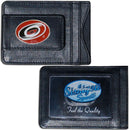 NHL - Carolina Hurricanes Leather Cash & Cardholder-Wallets & Checkbook Covers,Cash & Cardholders,NHL Cash & Cardholders-JadeMoghul Inc.