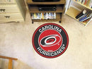 Round Rugs NHL Carolina Hurricanes Roundel Mat 27" diameter