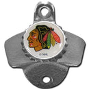 NHL - Chicago Blackhawks Wall Mounted Bottle Opener-Home & Office,Wall Mounted Bottle Openers,NHL Wall Mounted Bottle Openers-JadeMoghul Inc.