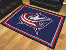 8x10 Rug NHL Columbus Blue Jackets 8'x10' Plush Rug