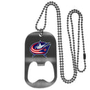 NHL - Columbus Blue Jackets Bottle Opener Tag Necklace-Jewelry & Accessories,NHL Jewelry,Columbus Blue Jackets Jewelry-JadeMoghul Inc.