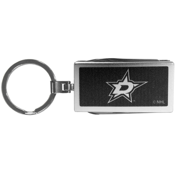 NHL - Dallas Starsª Multi-tool Key Chain, Black-Key Chains,NHL Key Chains,Dallas Starsª Key Chains-JadeMoghul Inc.