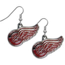 NHL - Detroit Red Wings Chrome Dangle Earrings-Jewelry & Accessories,Earrings,Dangle Earrings,Dangle Earrings,NHL Dangle Earrings-JadeMoghul Inc.