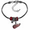NHL - Detroit Red Wings Euro Bead Bracelet-Jewelry & Accessories,Bracelets,Euro Bead Bracelets,NHL Euro Bead Bracelets-JadeMoghul Inc.