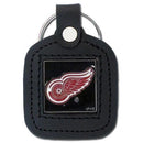 NHL - Detroit Red Wings Square Leatherette Key Chain-Key Chains,Leatherette Key Chains,NHL Leatherette Key Chains-JadeMoghul Inc.