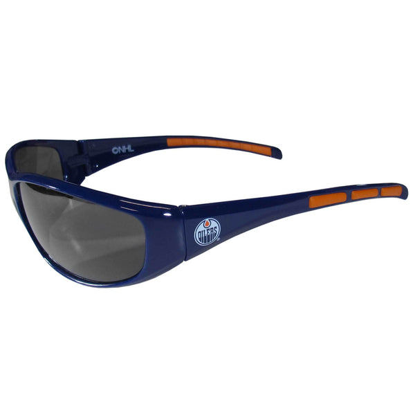 NHL - Edmonton Oilers Wrap Sunglasses-Sunglasses, Eyewear & Accessories,Sunglasses,Wrap Sunglasses,NHL Wrap Sunglasses-JadeMoghul Inc.
