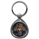 NHL - Florida Panthers Chrome Key Chain-Key Chains,Chrome Key Chains,NHL Chrome Key Chains-JadeMoghul Inc.