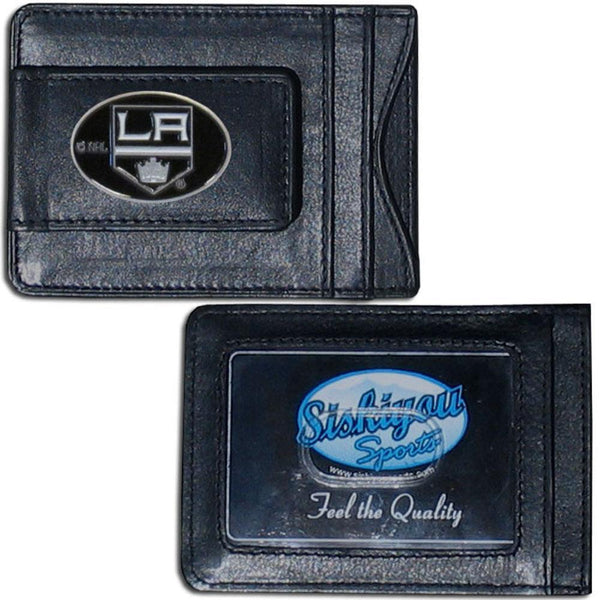 NHL - Los Angeles Kings Leather Cash & Cardholder-Wallets & Checkbook Covers,Cash & Cardholders,NHL Cash & Cardholders-JadeMoghul Inc.
