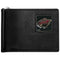 NHL - Minnesota Wild Leather Bill Clip Wallet-Wallets & Checkbook Covers,Bill Clip Wallets,NHL Bill Clip Wallets-JadeMoghul Inc.
