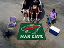 BBQ Mat NHL Minnesota Wild Man Cave Tailgater Rug 5'x6'