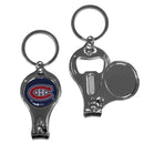 NHL - Montreal Canadiens Nail Care/Bottle Opener Key Chain-Key Chains,3 in 1 Key Chains,NHL 3 in 1 Key Chains-JadeMoghul Inc.