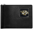 NHL - Nashville Predators Leather Bill Clip Wallet-Wallets & Checkbook Covers,Bill Clip Wallets,NHL Bill Clip Wallets-JadeMoghul Inc.