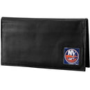 NHL - New York Islanders Deluxe Leather Checkbook Cover-Wallets & Checkbook Covers,Checkbook Covers,Wallet Checkbook Covers,Window Box Packaging,NHL Wallet Checkbook Covers-JadeMoghul Inc.