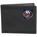 NHL - New York Islanders Leather Bi-fold Wallet Packaged in Gift Box-Wallets & Checkbook Covers,Bi-fold Wallets,Gift Box Packaging,NHL Bi-fold Wallets-JadeMoghul Inc.