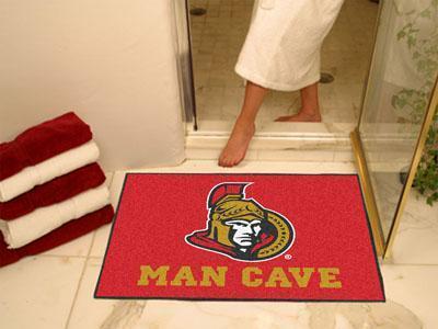 Floor Mats NHL Ottawa Senators Man Cave All-Star Mat 33.75"x42.5"